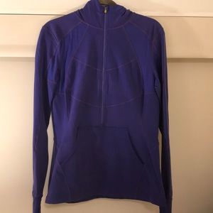 Lululemon women’s 1/2 zip hooded jacket